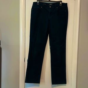 Teal Corduroy Pants LOFT